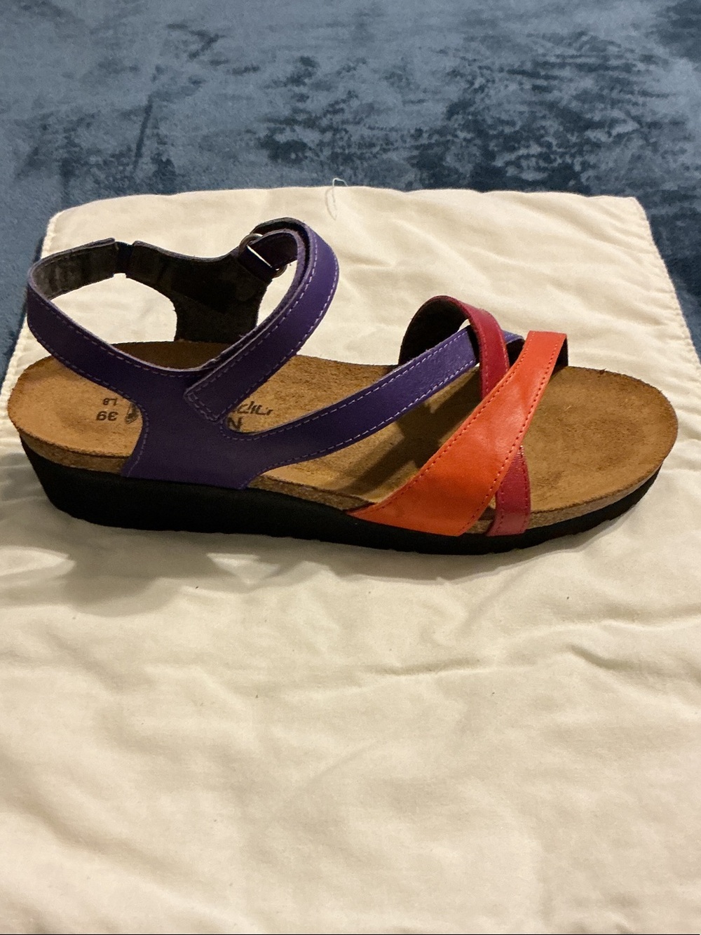 Naot Purple, Orange and Pink Strappy Comfort Sandal